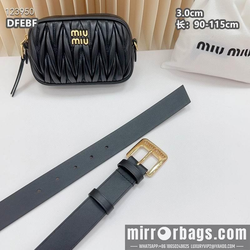 Replica Miumiu belt 30mmX90-115cm 8L01