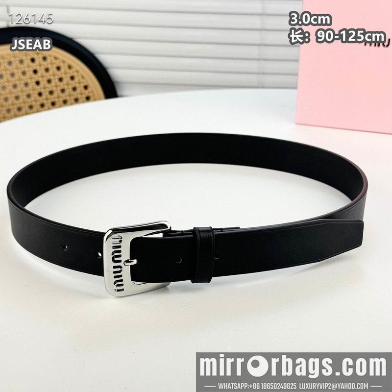 Replica Miumiu belt 30mmX90-125cm 8L04