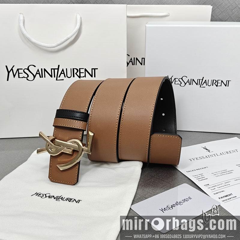 Replica YSL belt 38mmX80-125cm lb082001