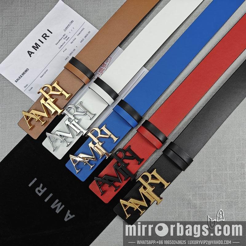 Replica Amiri belt 38mmX90-125cm lb080202