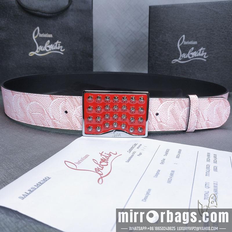 Replica Louboutin belt 38mm 80-125cm  lb061201