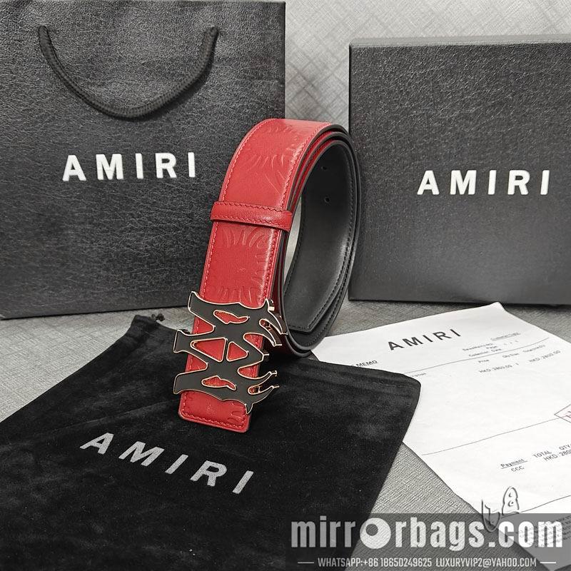 Replica Amiri belt 38mmX90-125cm lb04