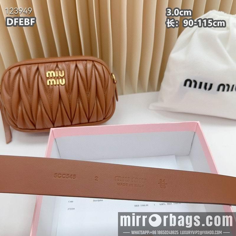 Replica Miumiu belt 30mmX90-115cm 8L01
