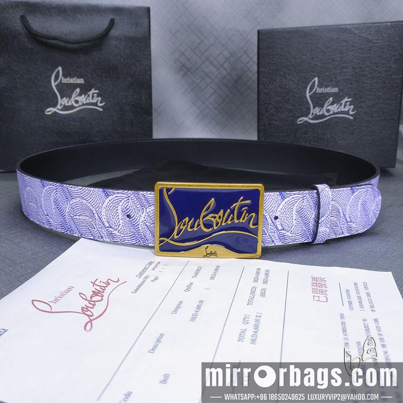 Replica Louboutin belt 38mm 80-125cm  lb061202