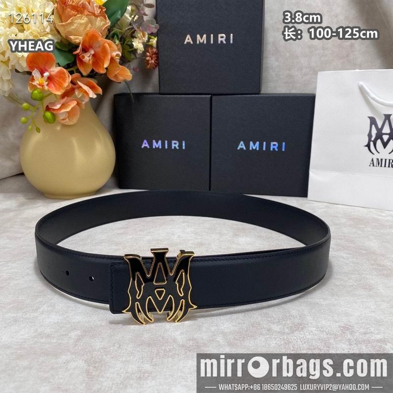 Replica Amiri belt 38mmX100-125cm 8L08