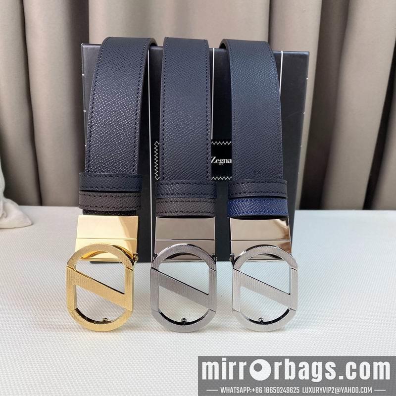 Replica Zegna belt 35mmX95-125cm 7D02