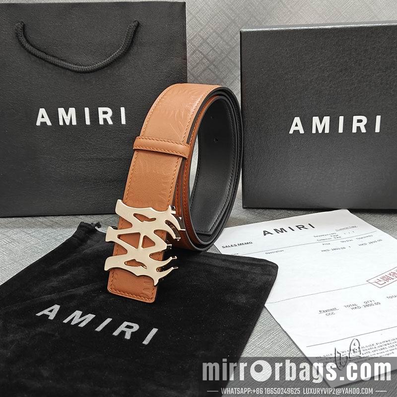 Replica Amiri belt 38mmX90-125cm lb01