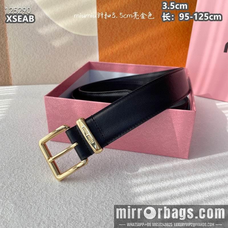Replica Miumiu belt 35mmX95-125cm 8L05