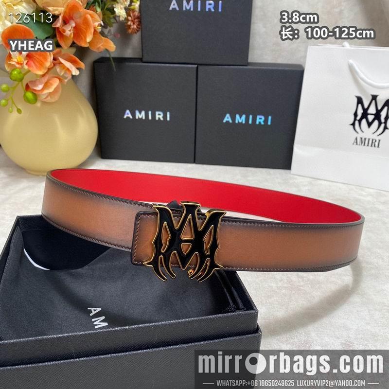 Replica Amiri belt 38mmX100-125cm 8L07