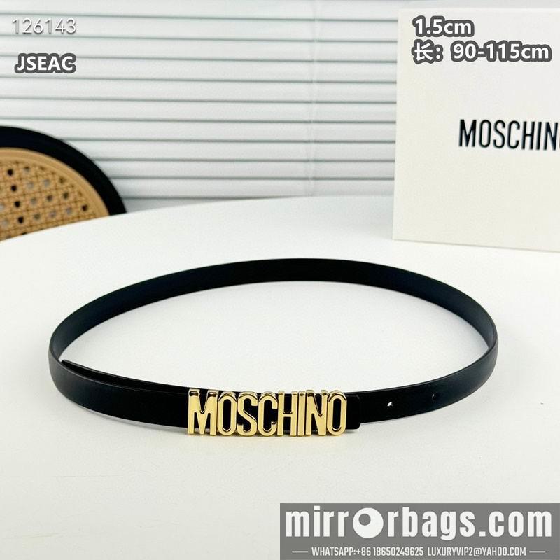 Replica Moschino belt 15mmX90-115cm 8L01