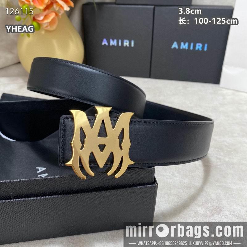 Replica Amiri belt 38mmX100-125cm 8L09