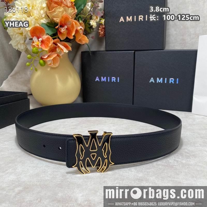 Replica Amiri belt 38mmX100-125cm 8L12