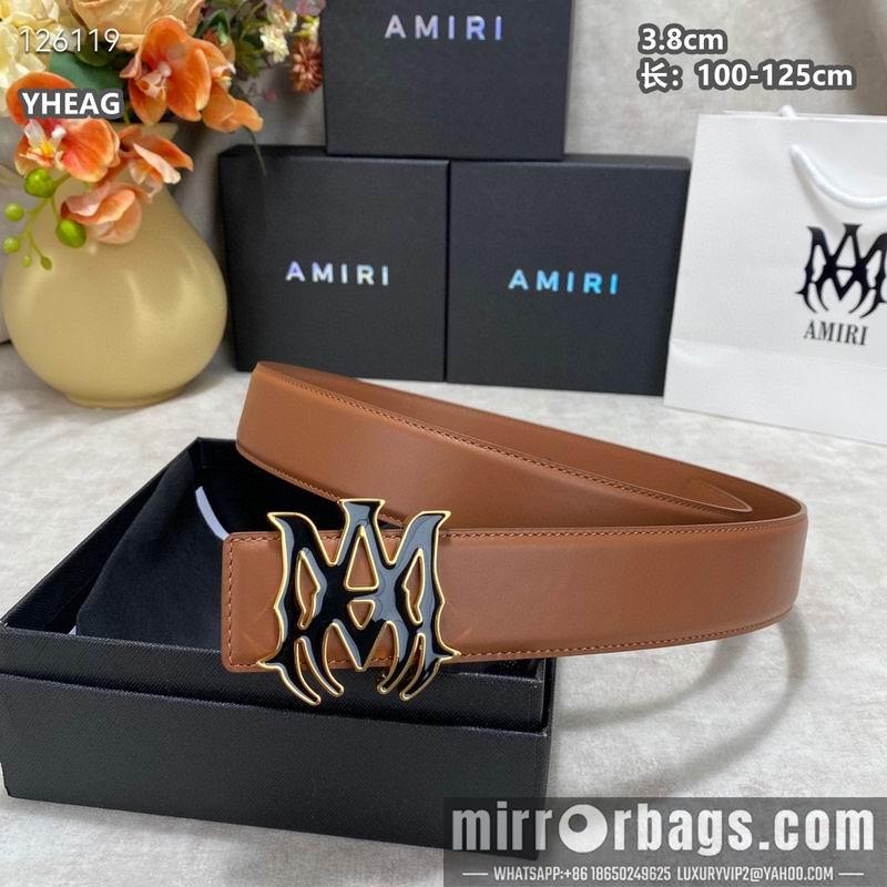 Replica Amiri belt 38mmX100-125cm 8L13