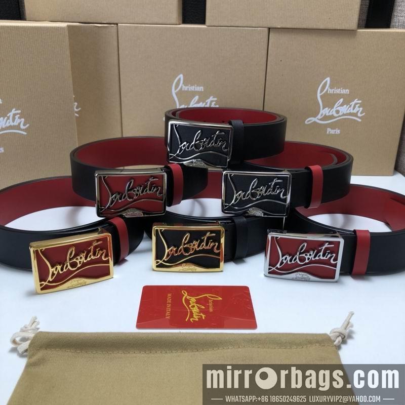 Replica Christian Louboutin belt 35mmX95-125cm 7D02