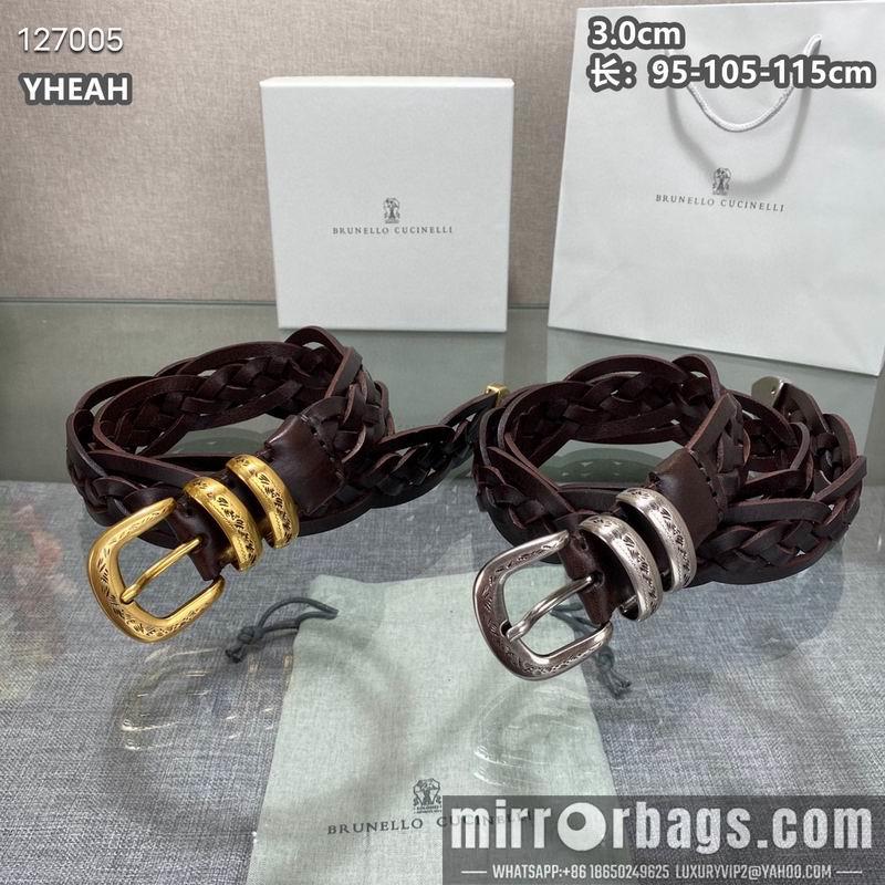 Replica Brunello Cucinelli belt 30mmX95-105-115cm 8L02