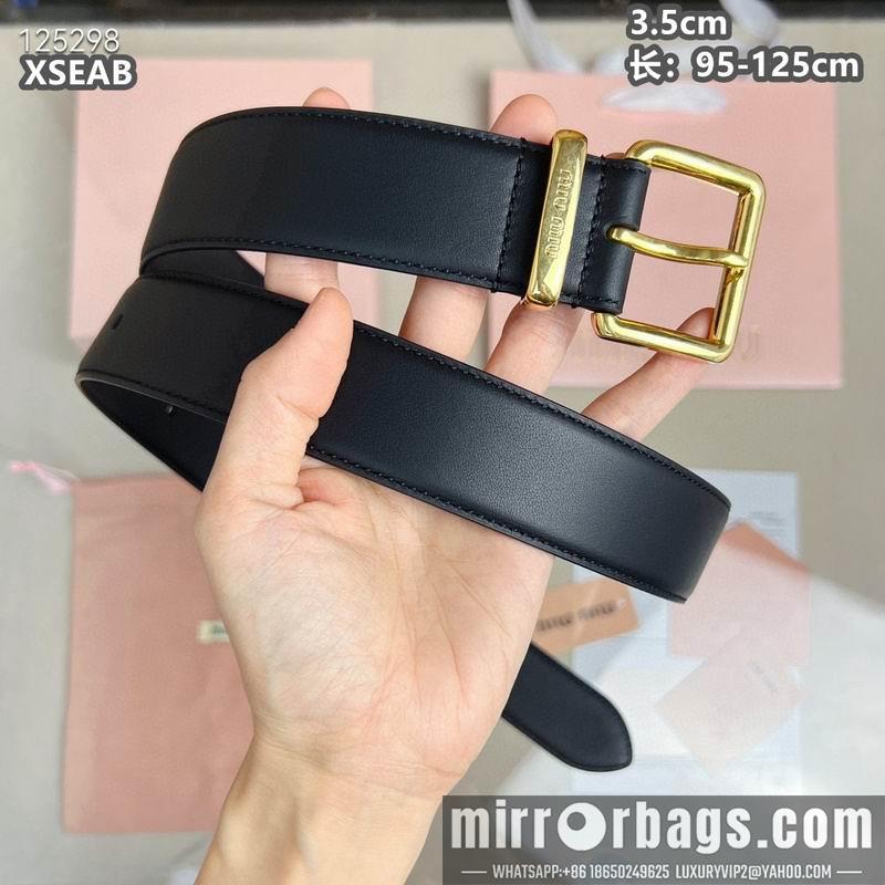 Replica Miumiu belt 35mmX95-125cm 8L05