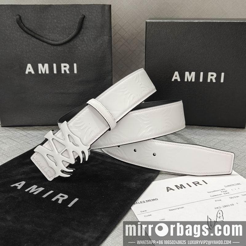 Replica Amiri belt 38mmX90-125cm lb01