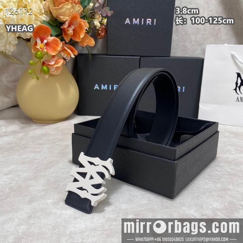 Replica Amiri belt 38mmX100-125cm 8L06