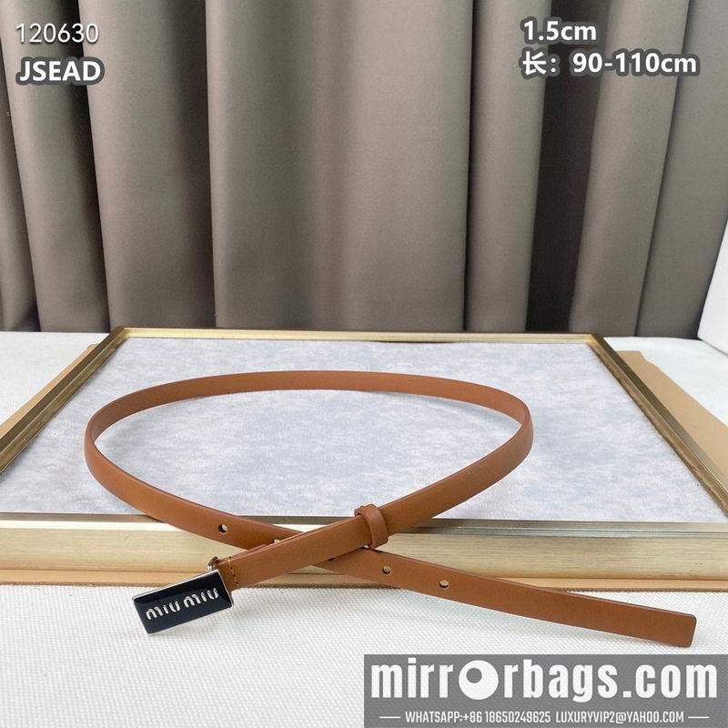 Replica Miumiu belt 15mmX90-110cm 8L072001