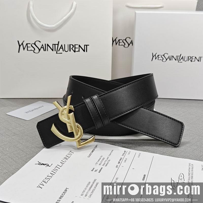 Replica YSL belt 38mmX80-125cm lb082001