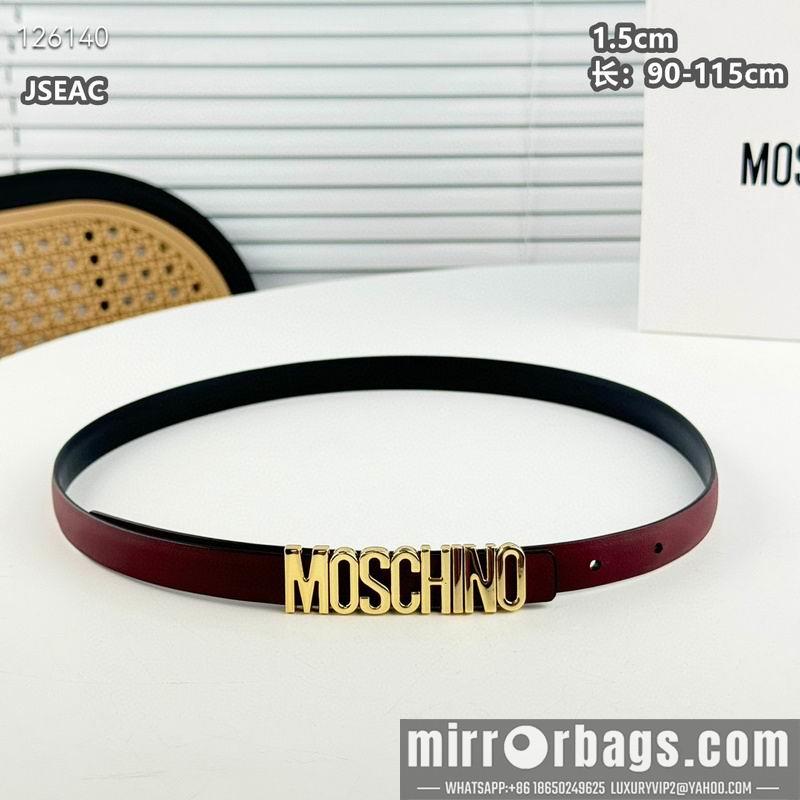 Replica Moschino belt 15mmX90-115cm 8L01