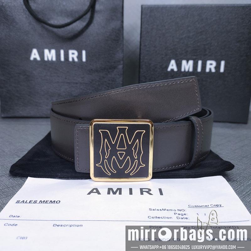 Replica Amiri belt 38mmX80-125cm lb061201