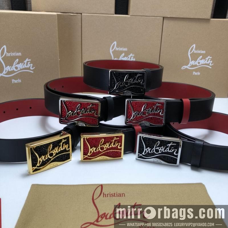 Replica Christian Louboutin belt 35mmX95-125cm 7D02