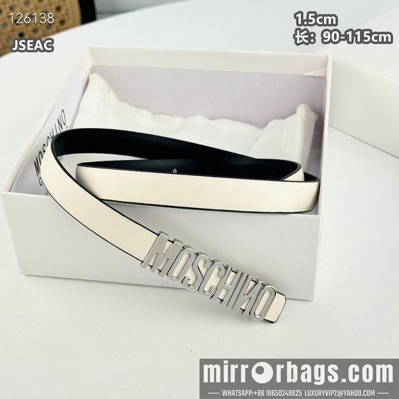 Replica Moschino belt 15mmX90-115cm 8L01