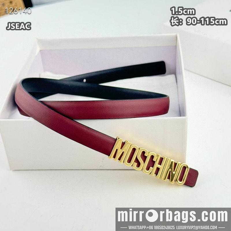 Replica Moschino belt 15mmX90-115cm 8L01
