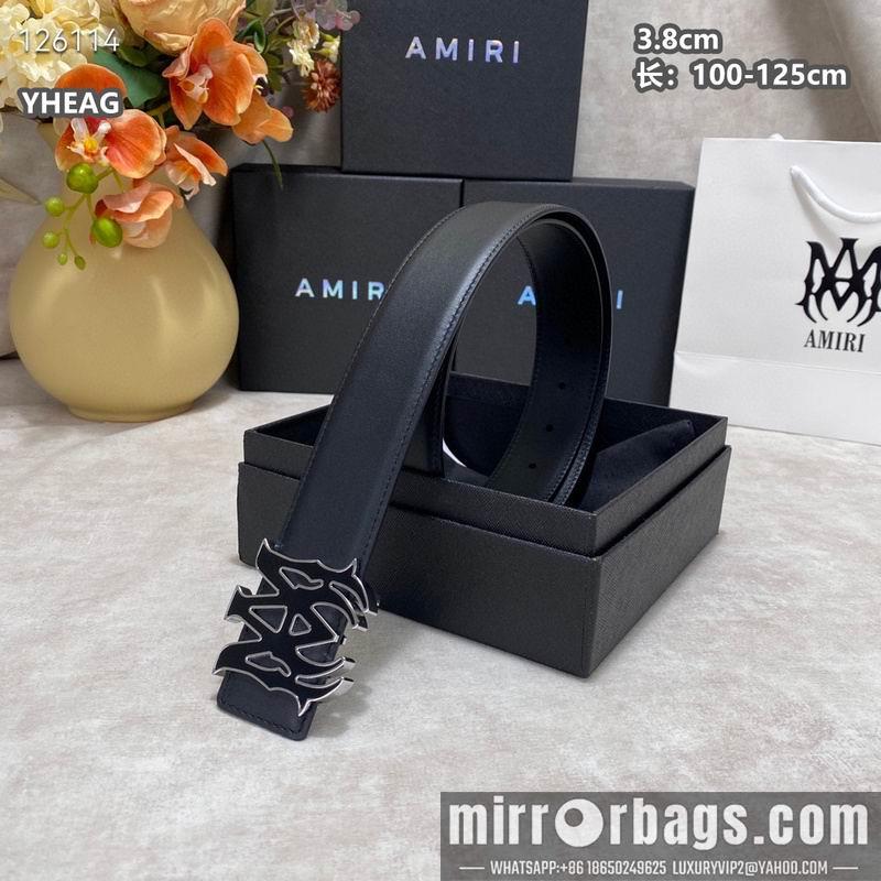 Replica Amiri belt 38mmX100-125cm 8L08