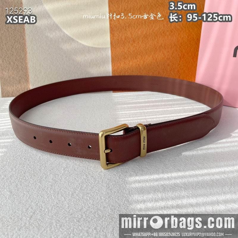 Replica Miumiu belt 35mmX95-125cm 8L05