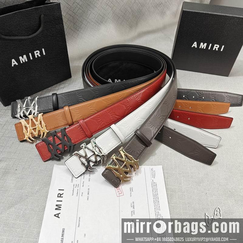 Replica Amiri belt 38mmX90-125cm lb01