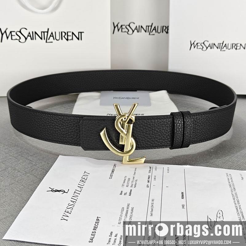Replica YSL belt 38mmX80-125cm lb082002