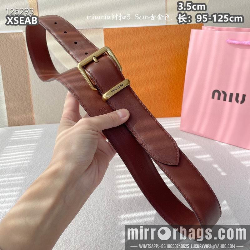 Replica Miumiu belt 35mmX95-125cm 8L05