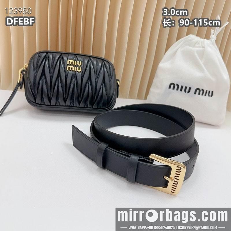 Replica Miumiu belt 30mmX90-115cm 8L01