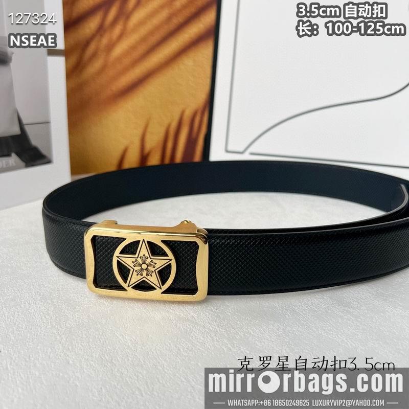 Replica Chrome Hearts belt 35mmX100-125cm 8L04
