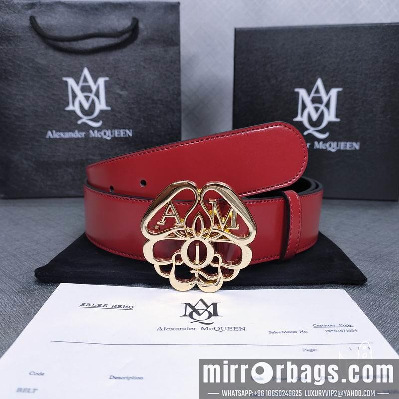 Replica McQueen belt 38mmX80-125cm lb071802