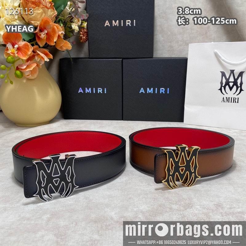 Replica Amiri belt 38mmX100-125cm 8L07