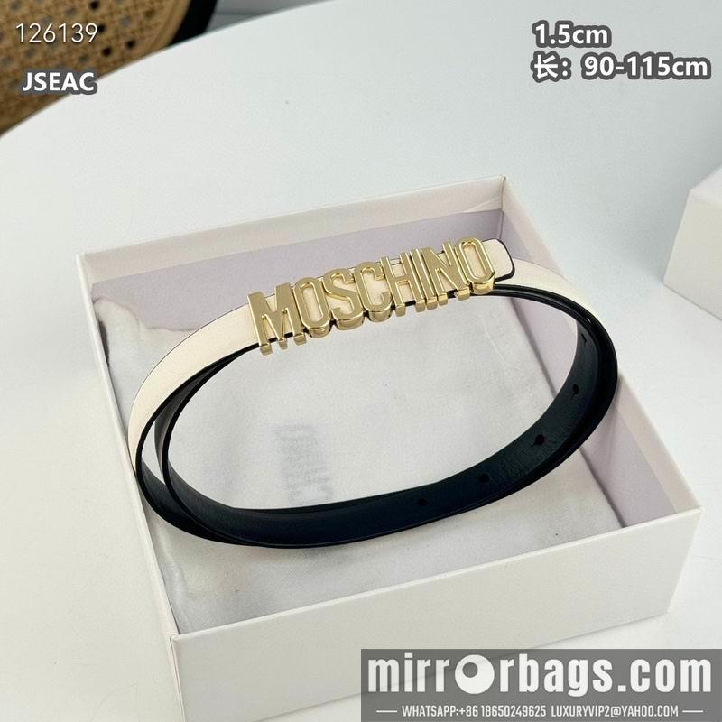 Replica Moschino belt 15mmX90-115cm 8L01