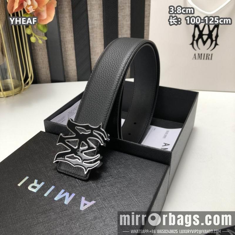 Replica Amiri belt 38mmX100-125cm 8L35