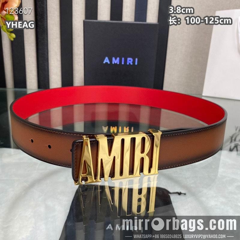 Replica Amiri belt 38mmX100-125cm 8L01