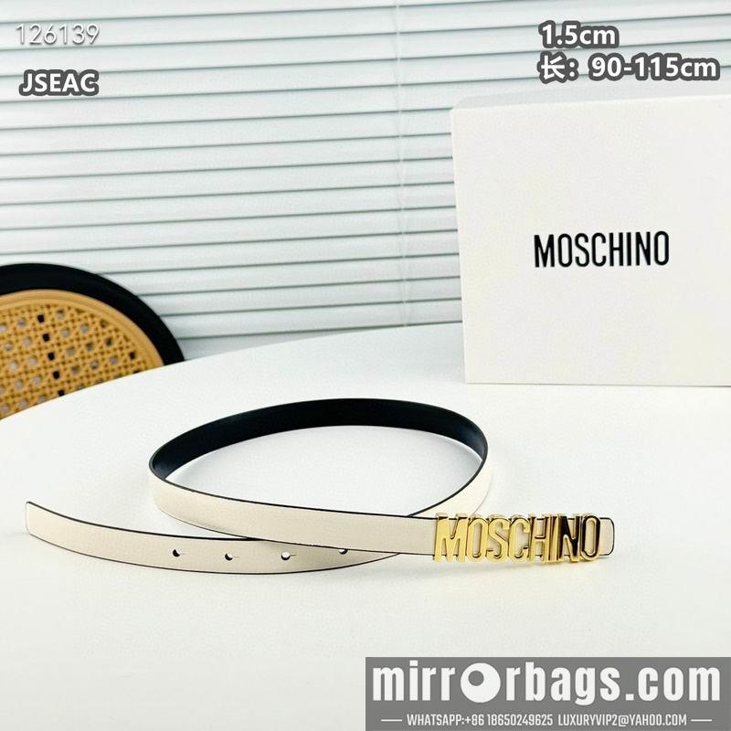 Replica Moschino belt 15mmX90-115cm 8L01