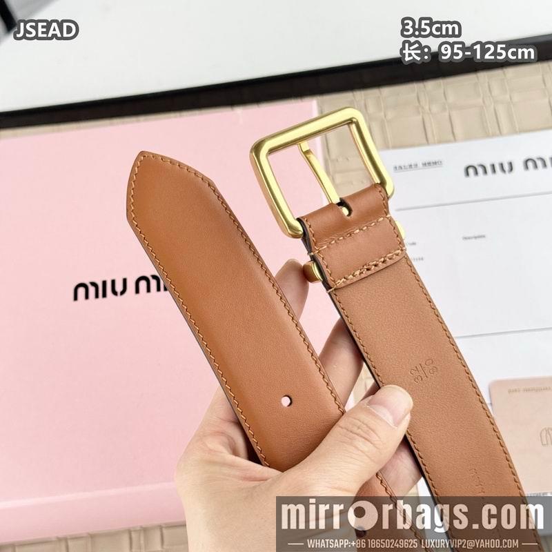 Replica Miumiu belt 35mmX95-125cm 8L09