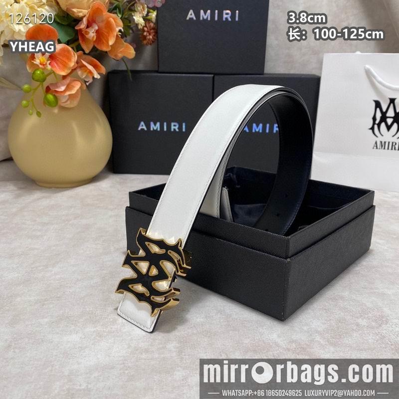 Replica Amiri belt 38mmX100-125cm 8L14