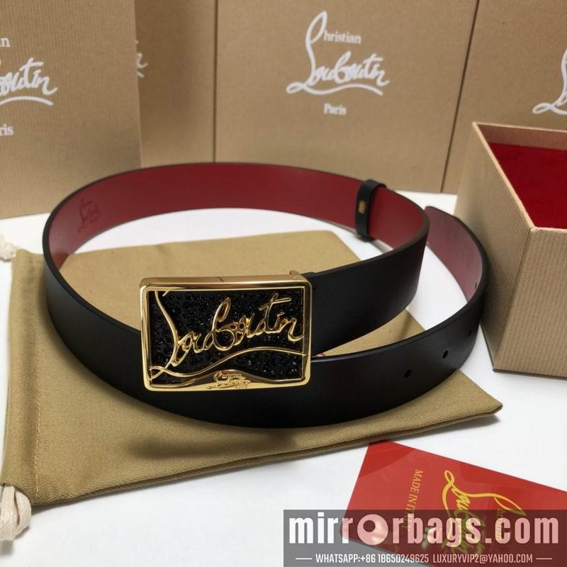 Replica Christian Louboutin belt 35mmX95-125cm 7D02