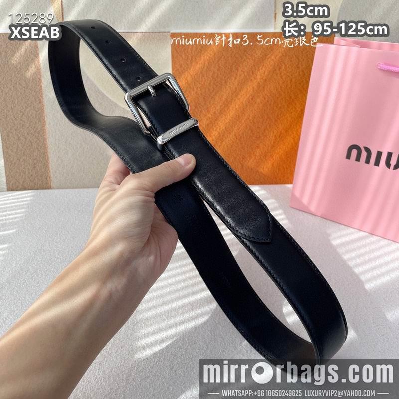 Replica Miumiu belt 35mmX95-125cm 8L05