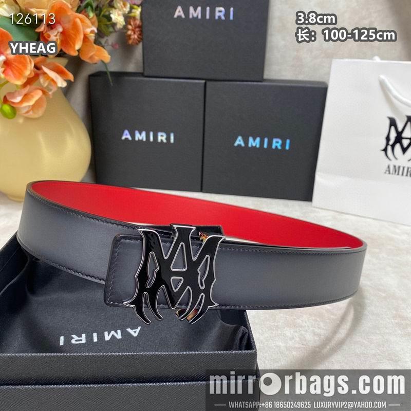 Replica Amiri belt 38mmX100-125cm 8L07