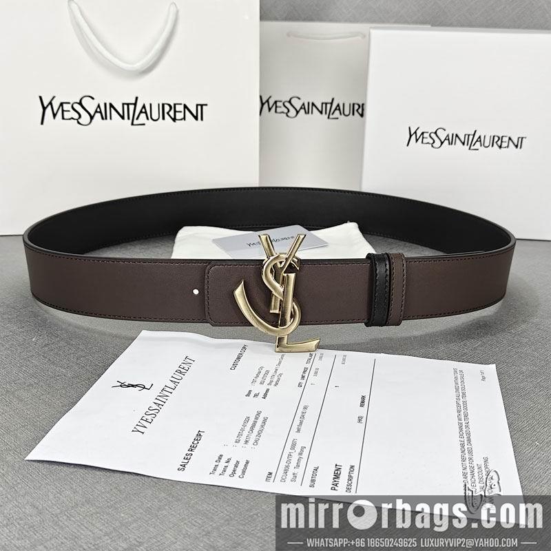 Replica YSL belt 38mmX80-125cm lb082001