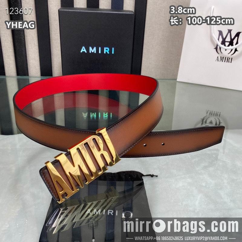 Replica Amiri belt 38mmX100-125cm 8L01