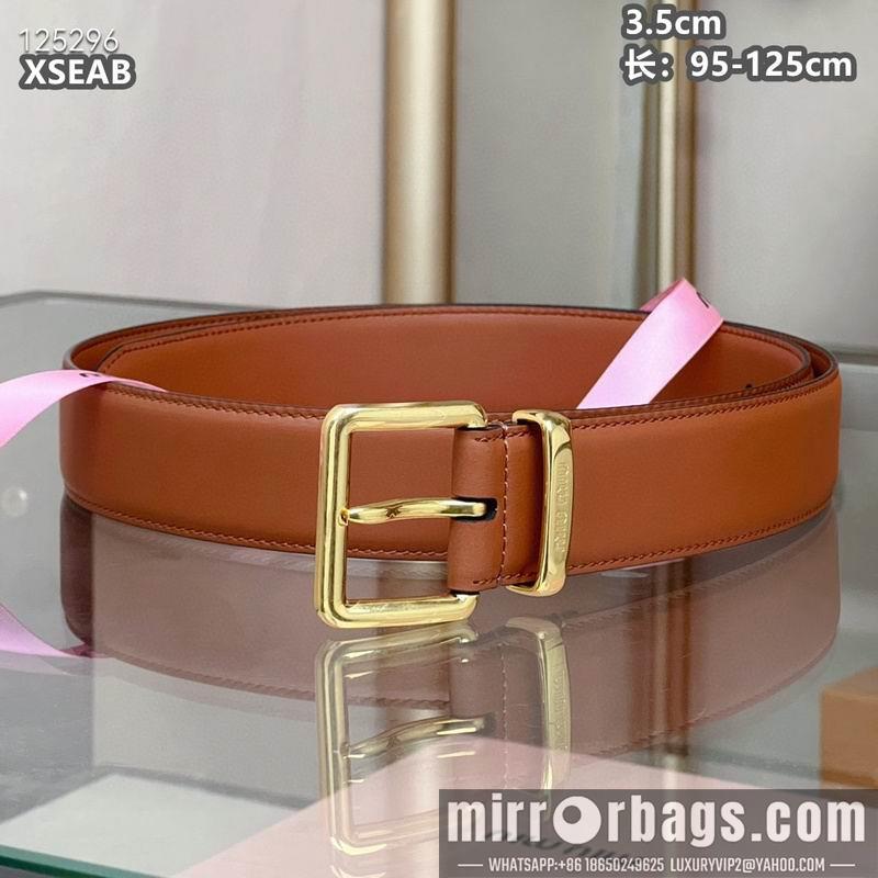 Replica Miumiu belt 35mmX95-125cm 8L05